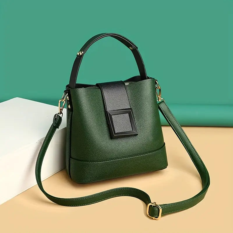 Pebbled Luxe Shoulder Bag