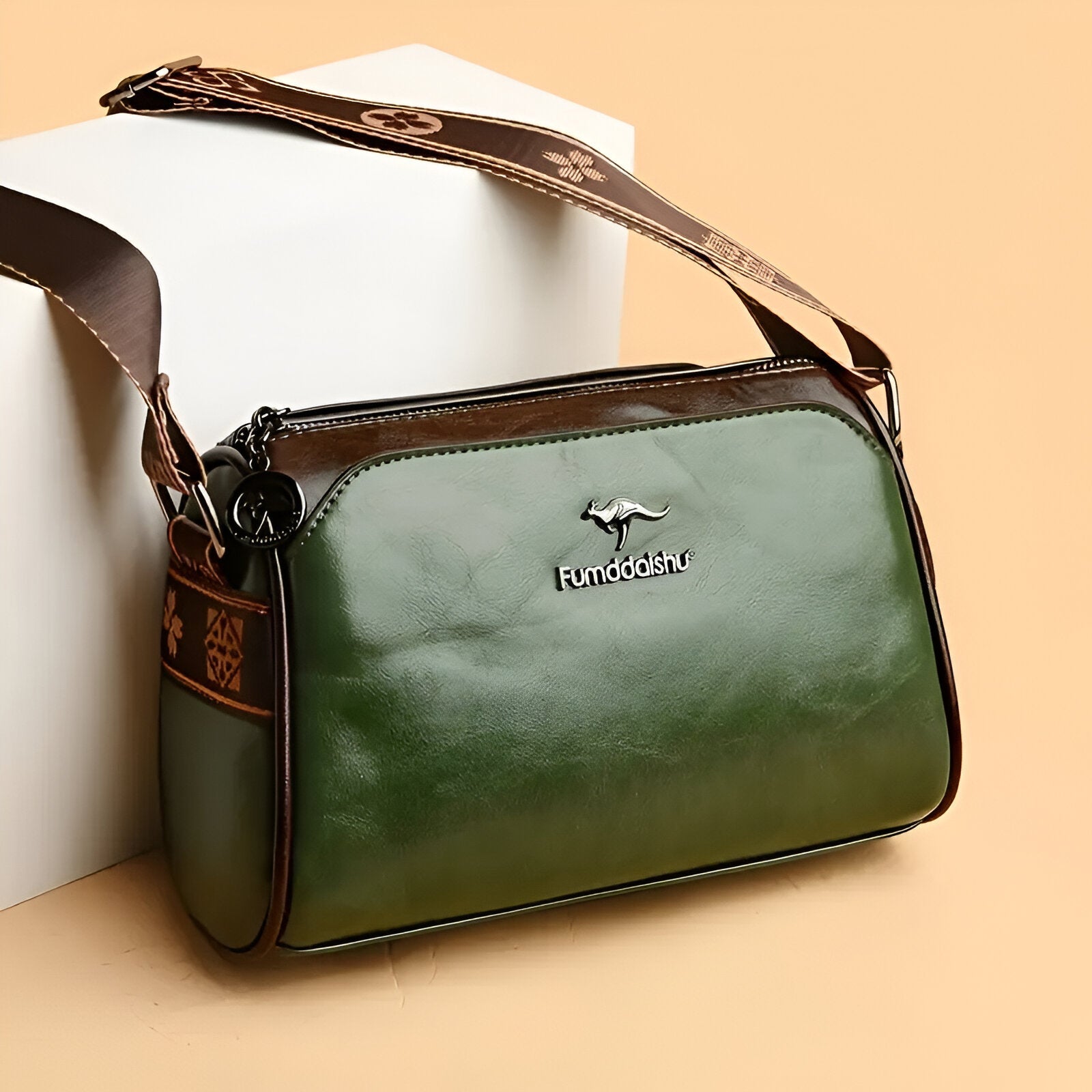 Fumodaishu Leather Crossbody Bag
