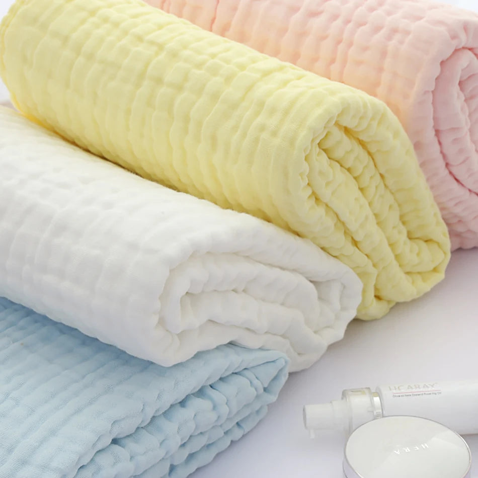 Baby Muslin Washcloth Towel Set Cotton Squares 30x30cm