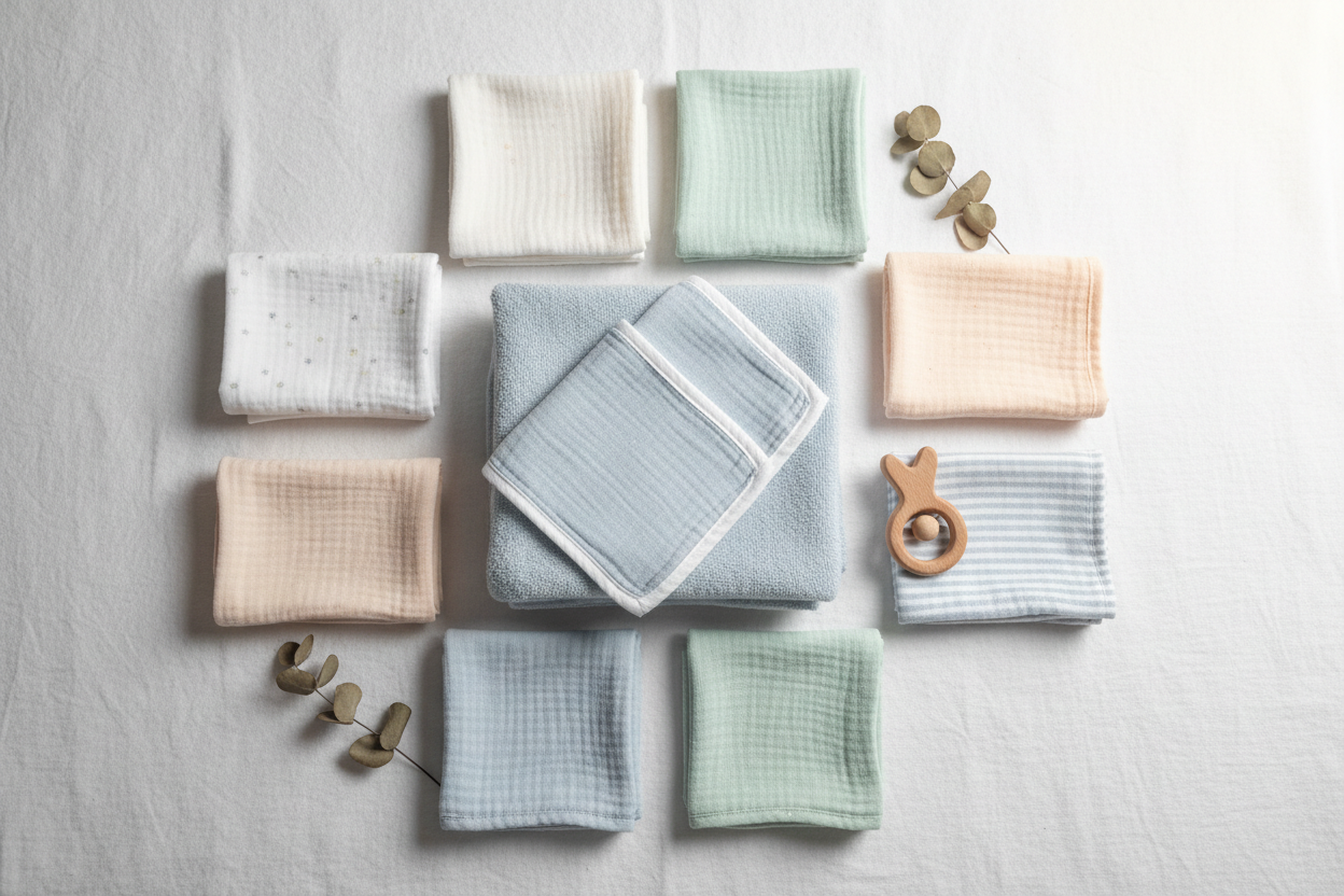 Baby Washcloths & Towels