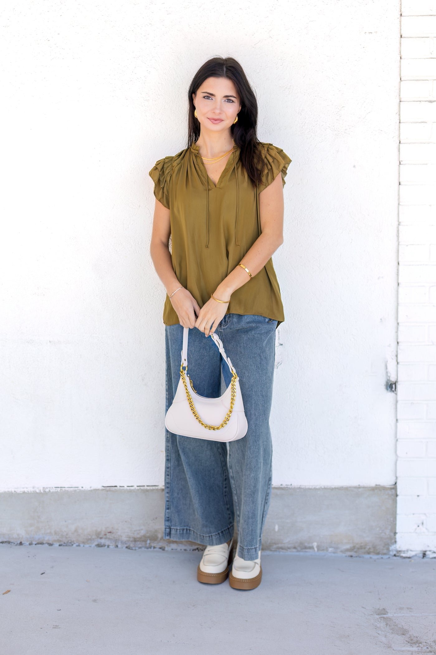 MILA GREEN TOP - Image 4