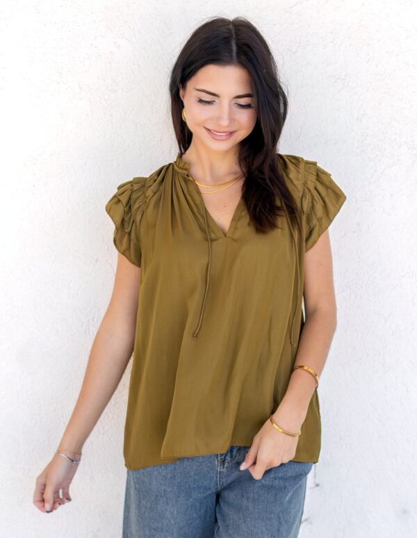 MILA GREEN TOP