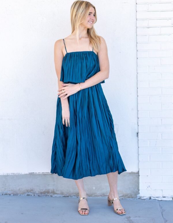 VIVIAN PLEATED DRESS